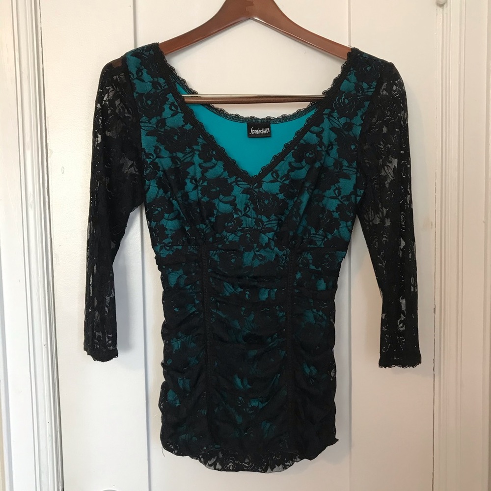 Frederick’s of Hollywood Lined Lace Top